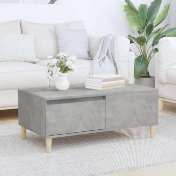 VidaXL Coffee Table Concrete Finish 90x50x36.5 cm Engineered Wood