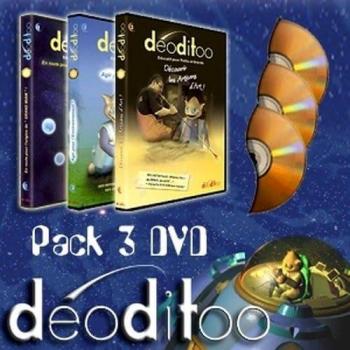 Deoditoo Coffret de 3 DVD Ludo-Éducatifs