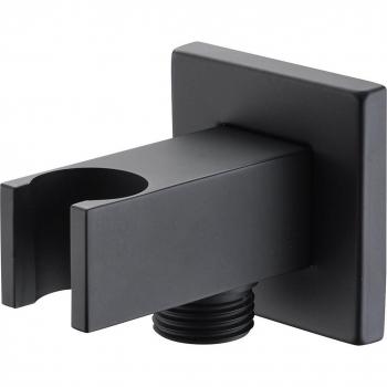 Soporte cuadrado de ducha con salida de flexo Imex