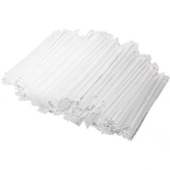 Set de 300 Pajitas Transparentes para Batidos de Frutas