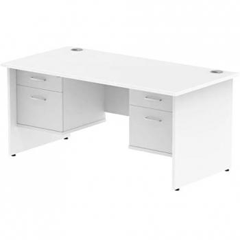 Impulse 1600x800mm Desk with 2x2 Drawer Fixed Pedestal