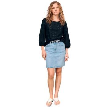 Top femminile Laila nera M a 3/4 di manica