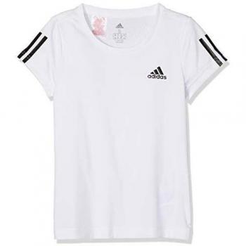 Adidas Maglietta Equipe Bambina 11-12 A Bianco e Nero