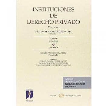 Instituciones de Derecho Privado. Tomo II Reales. Volumen 3º (Papel + e-book) (Tapa dura).