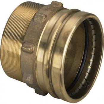 Viega Sanpress XL-Übergangsstück 88,9 mm x R 3, Rotguss mit SC-Contur