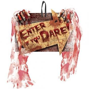 Spooky Dare‑Me Wall Display – 11 by 7.5 inches
