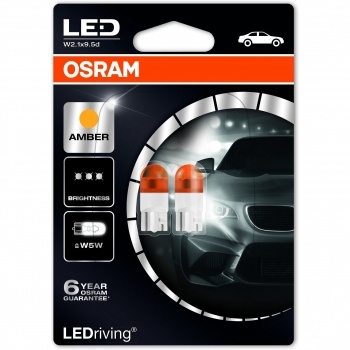 Ledriving Premium 2855YE 1W 12V W5W 2000K Paquete Doble