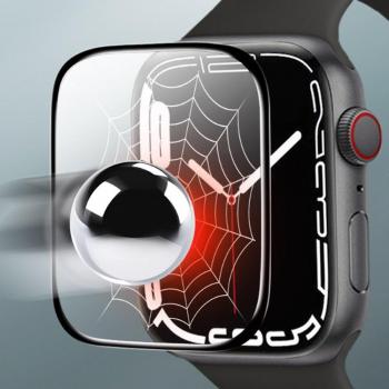 Cristal Protector Suave para Apple Watch, accesorios para iWatch Series 6 5 4 3 SE 7, bandas de 44mm 40mm 42mm 38mm