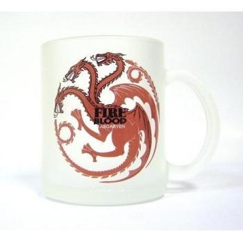 Taza Vidrio Targaryen Juego de Tronos