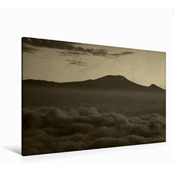 Afrikaerlebnis: Kilimandjaro in Textil-Leinwand 120 × 80 cm