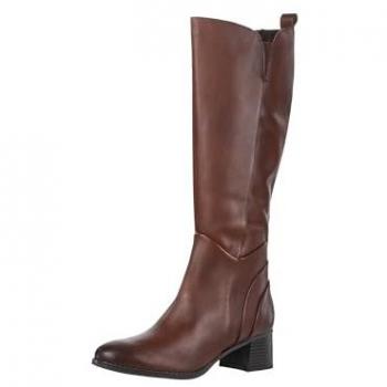 Marco Tozzi FEEL Stiefel für Damen – Braun, Absatzblock, Größe 37