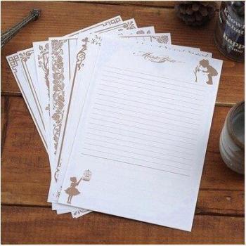 Feuilles à Lettres Noir & Kraf – Ensemble 80 Pages