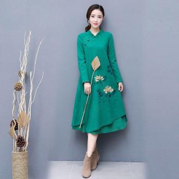 TA2123 Vestido de Lino y Algodón “Estilo Descontracturado”