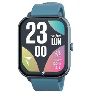 Smartwatch Lumineux Teinte Bleue Obscurité