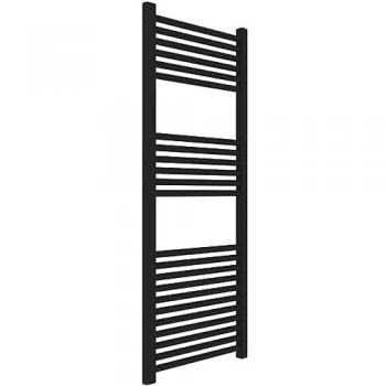 Sèche-serviettes noir mat 120x50 cm modèle Ópera