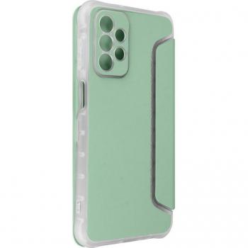 Funda Bordes Reforzados Verde para Samsung M23 5G con Trarjetero