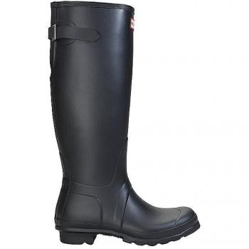 Hunter Original Tall Back Adjustable Female Wellington Boots – Navy (UK 7)