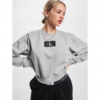 Calvin Klein Mujer: Sudadera Sin Capucha CK96 (Gris Heather)