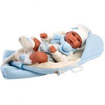 Muñeca Nico Nana Celeste 40 cm de Vinilo