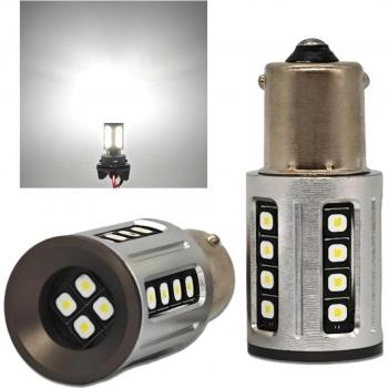 P21W LED lamp BA15S 12V 2600lm, 2 pcs, foutloos (Hors route)