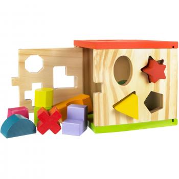 Cube d’Activité Boisé 16 cm