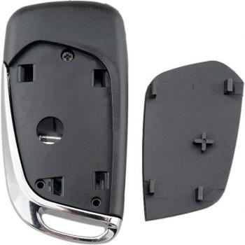 BHKEY CE0523 Modified Flip Folding Key Shell for Peugeot Partner