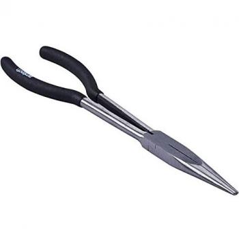 11 Long Nose Pliers Long Reach Heavy Duty Non Slip Grip Straight Nose Plier
