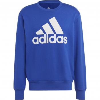 Sudadera Adidas masculina color azul eléctrico y textura French Terry