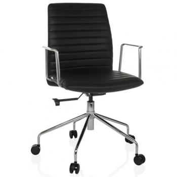 Sillón Alta Gama Piel Sintética Negro Hjh Office