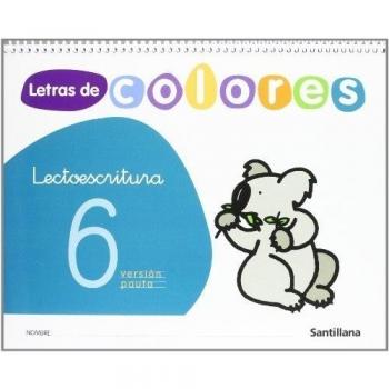 Letras De Colores: Lectoescritura 6 (Pauta)