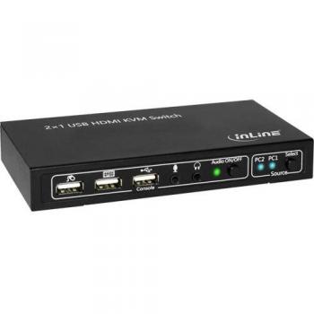 Commutateur KVM Inline 2xHDMI 4K2K Audio