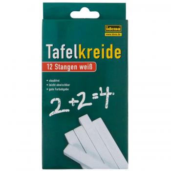 Idena, Malstifte, Tafelkreide weiß 12er (Weiss, 12 x)