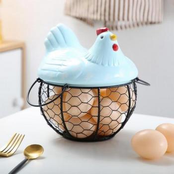 Huhn-förmiger Aufbewahrungskorb