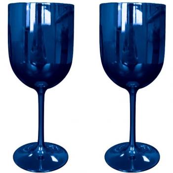 2pcs Plastic Champagne Flutes