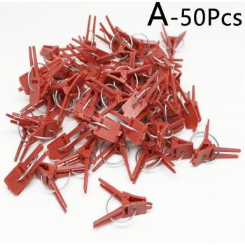 50 Uds Pinzas de Injerto de Plástico