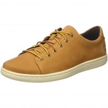 Timberland Männer Lederoxford Courtside in Gelb (Wheat Nubuck 231), Größe 41 EU