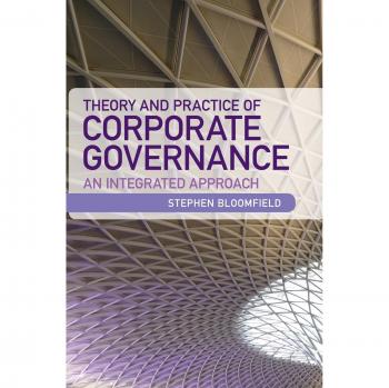 Theory and practice of corporate governance hardcover