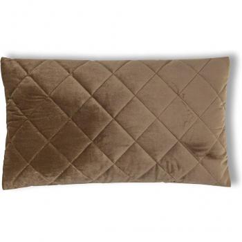 Frette Velvet Quilted Accent Cushion