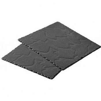 Square Black Basalt Ceramic Tile – 9.84 in²