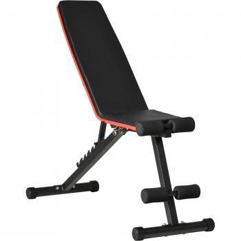Banco de Mancuernas HOMCOM Plegable con Carga de 100 kg
