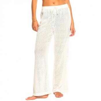 Roxy Mood Moving Coverup Pants – Egret XL (Female)