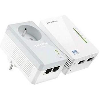 TP-Link CPL AV1000, 1 Port Ethernet Gigabit, Prise Intégrée, Pack de 2 CPL (TL-PA7010P KIT)