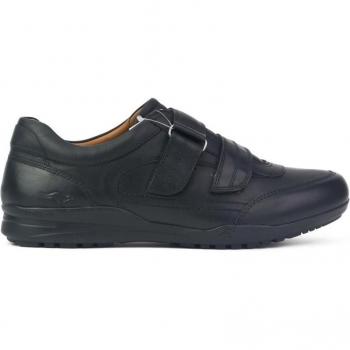 Kangaroos Sneakers Hombre Negro con cierre adherente