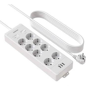 NTONPOWER Multiprise USB Largement Espacées pour Télé/Ordinateurs