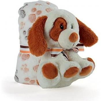 Copertina Morbida con Peluche Duff Dog Perletti