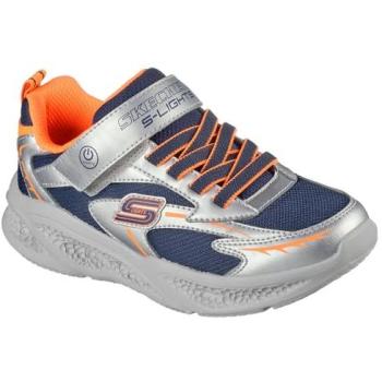 Skechers Meteor Lights Glow S Silver