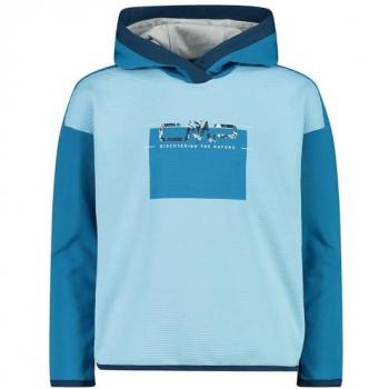 CMP Sudadera 10Años con Capucha en Turquesa Brillante