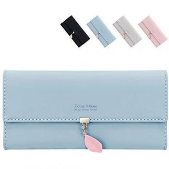 PU Leder Lang Damen Portmonee mit mehreren Kartenfächern – SlimFit 2024