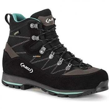Trekker Lite Iii Wide GTX Botas Aku para Mujer, 39 EU, Color Black y Mint