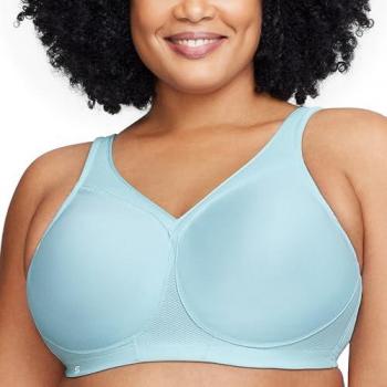 Glamorise MagicLift Seamless Sports Bra Women's Blue 42-G